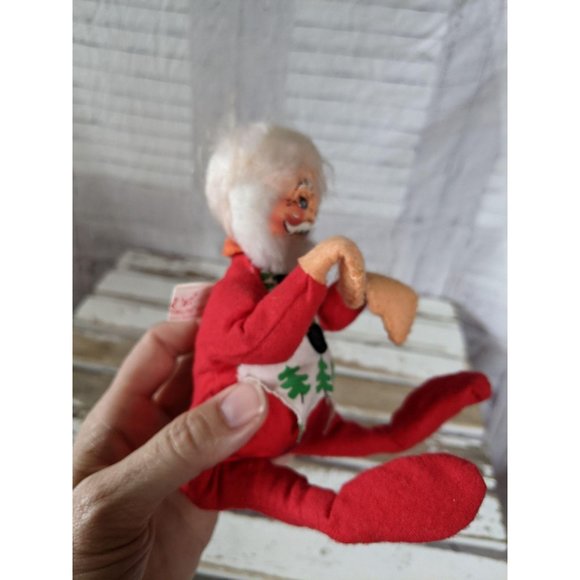 Vintage Annlee Santa 1987 red small - Picture 4 of 6